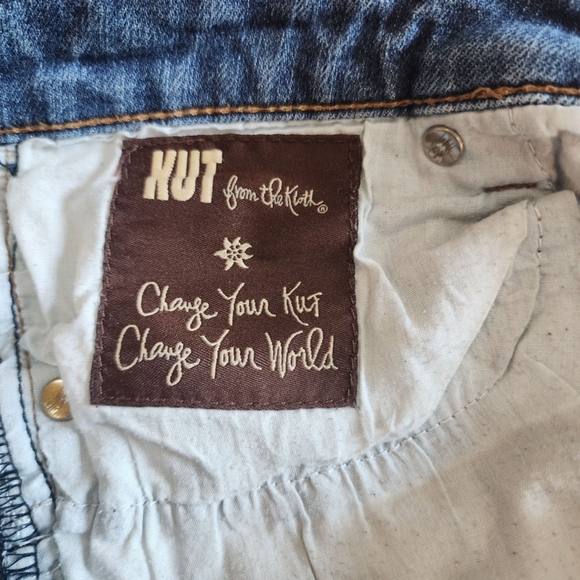 Kut From The Kloth Size 4 Mid Rise Straight Jeans Light Wash - Picture 7 of 10